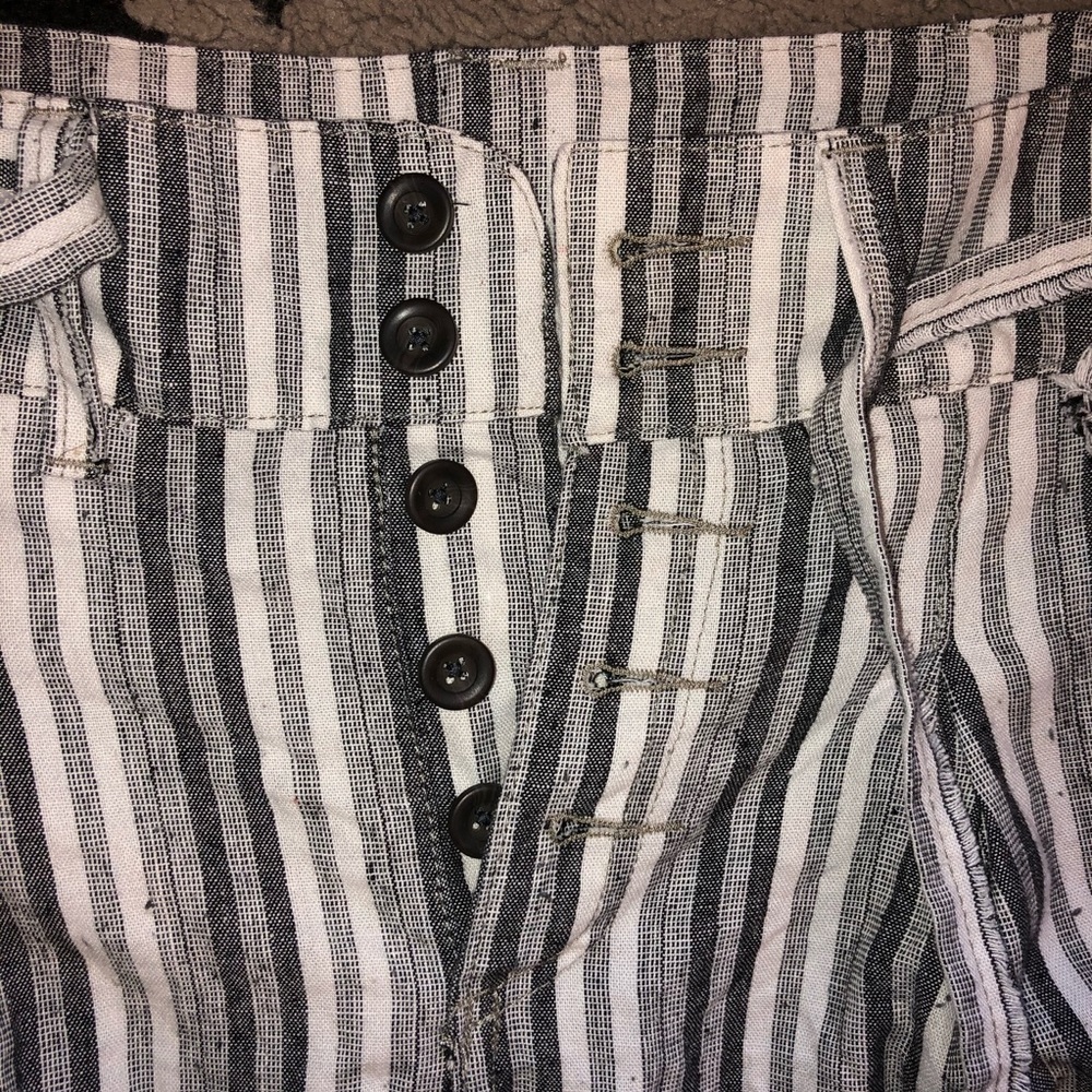 Free People Linen Tie Shorts - Picture 4 of 5